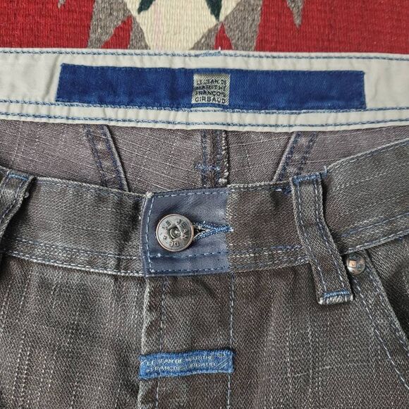 Vtg 90s Marithe Francois Girbaud Jeans Sz 36x33 Brown Baggy Relaxed Straight - Picture 4 of 11